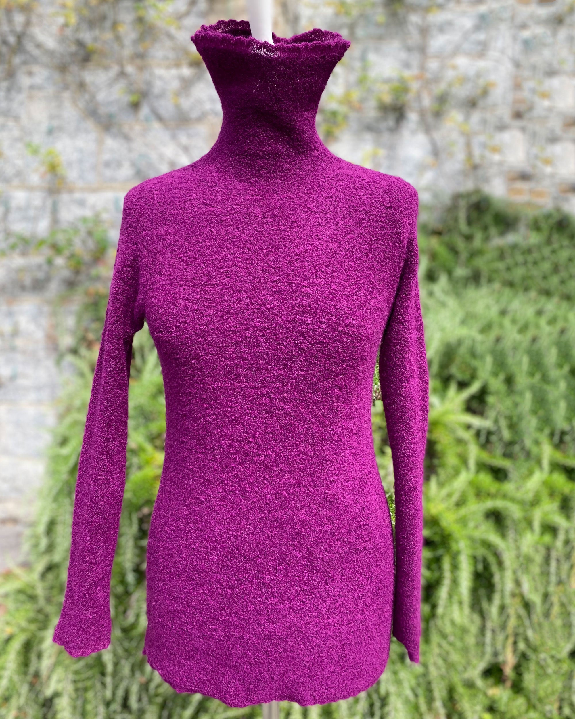 Fleece Knit Turtle sweater