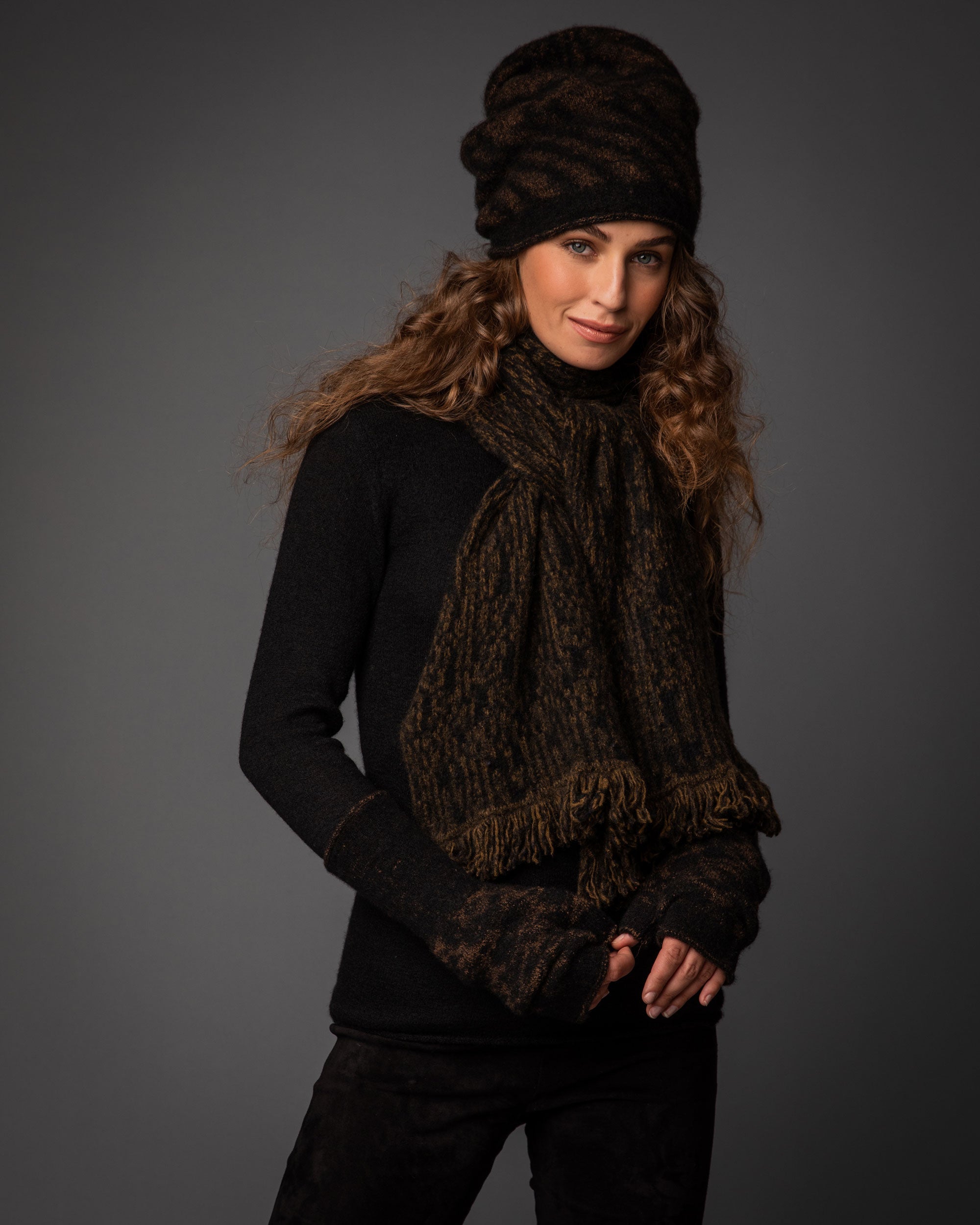 Soft Fringed Stole