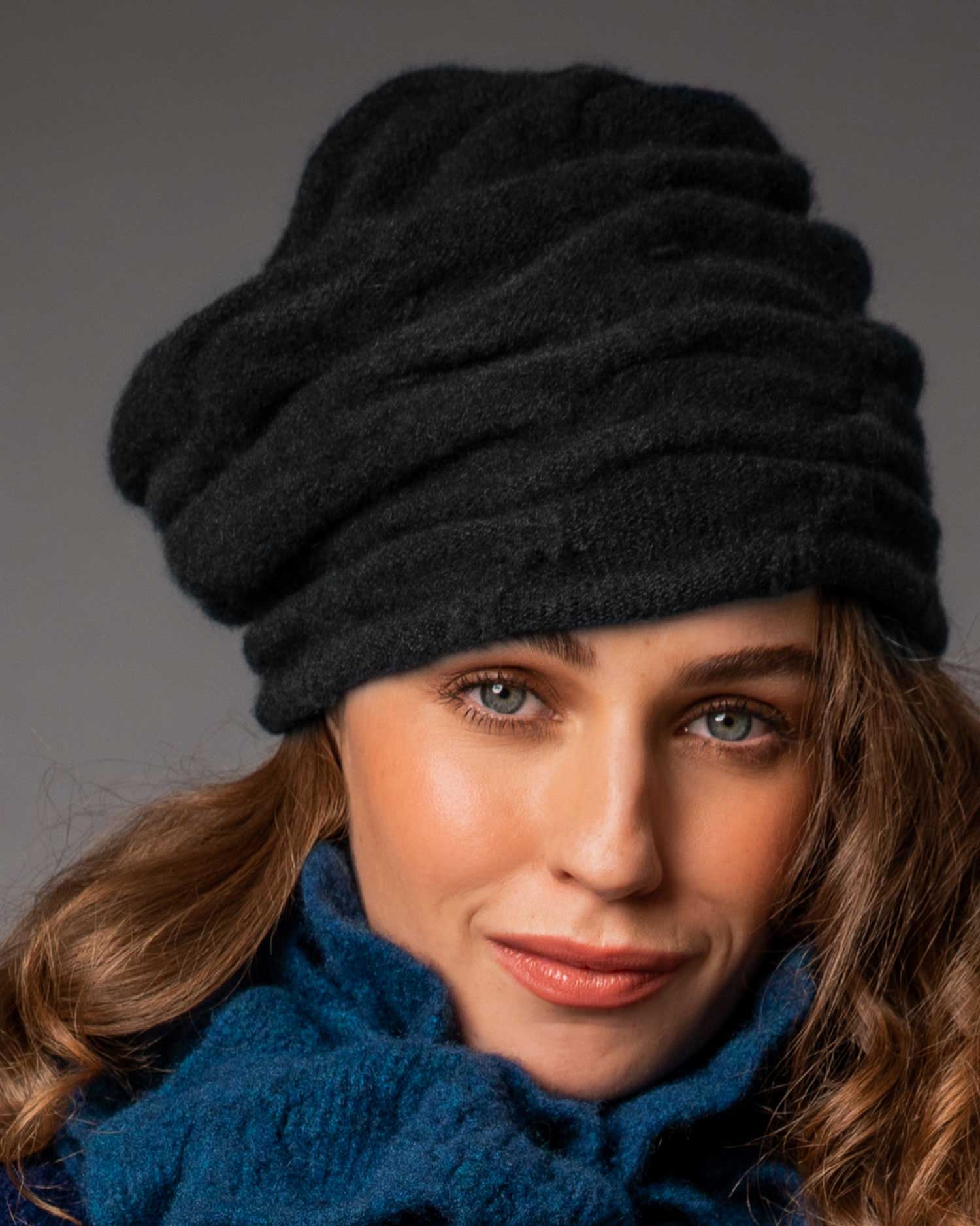 Textured Hat - Black