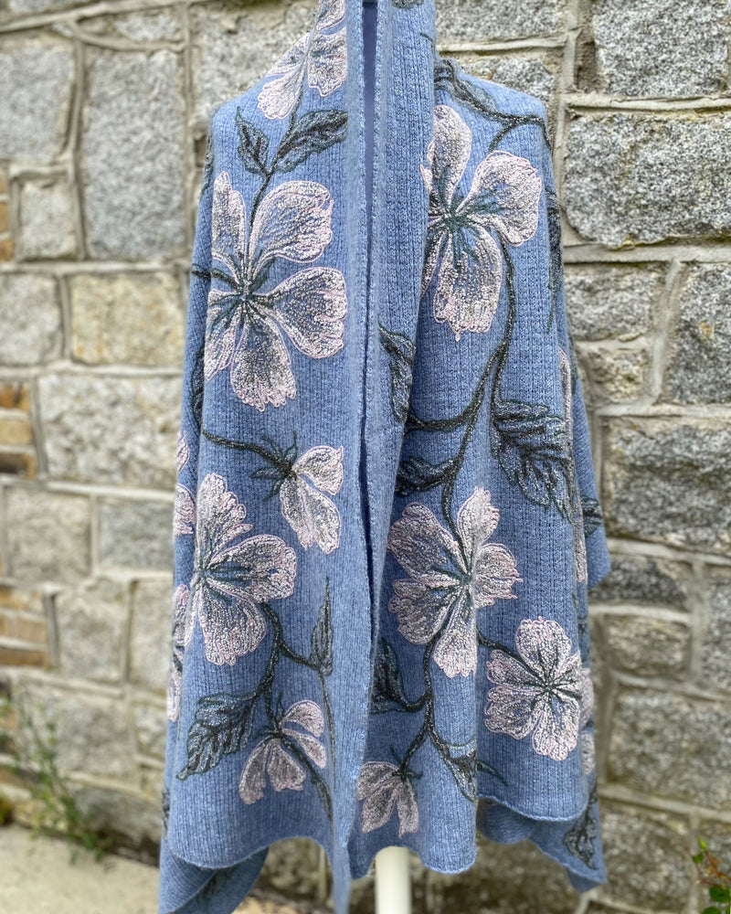Embroidered Travel Throw