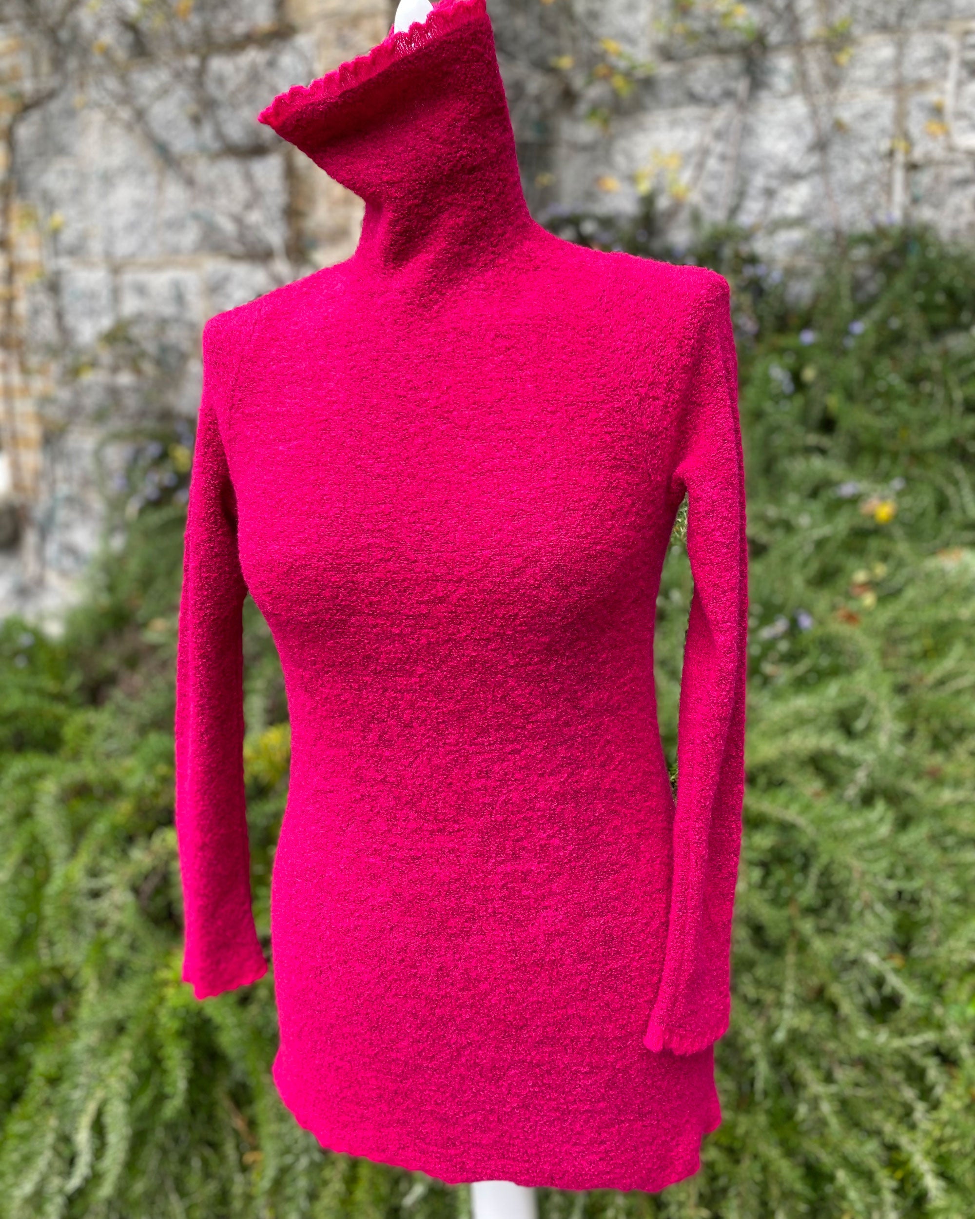 Fleece Knit Turtle Sweater