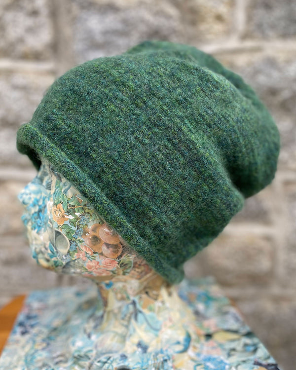 Ribbing Effect Hat - Military