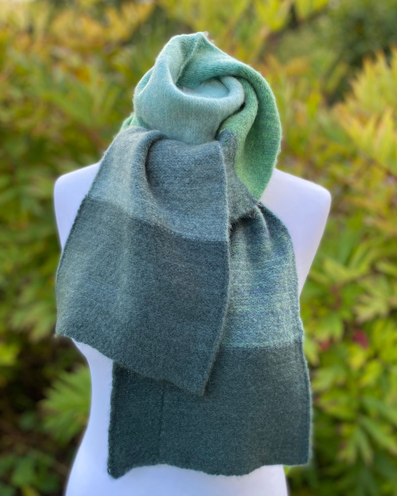 Super Soft Scarf - Green Tones