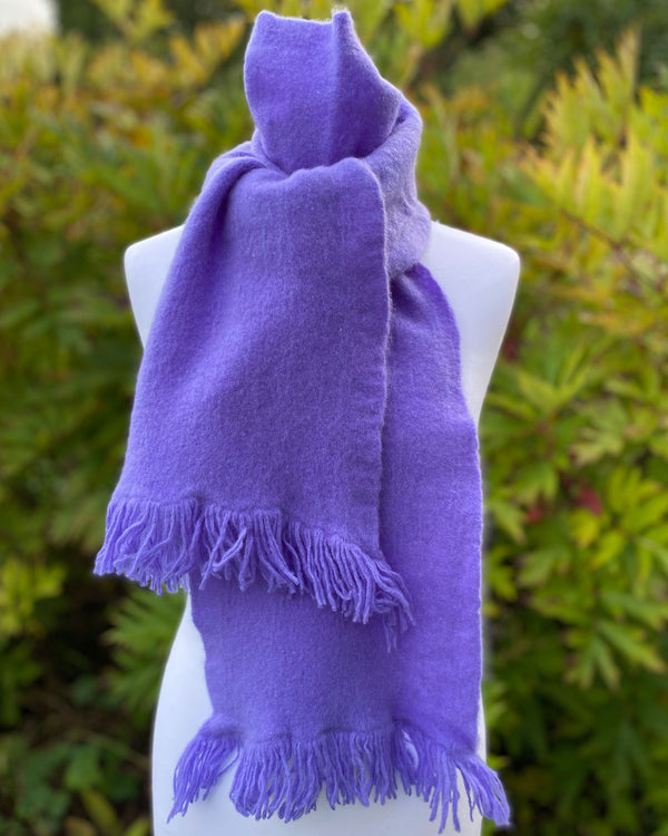 Fringed Scarf - Periwinkle