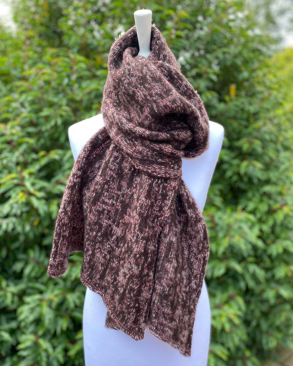 Chunky Tweed Stole