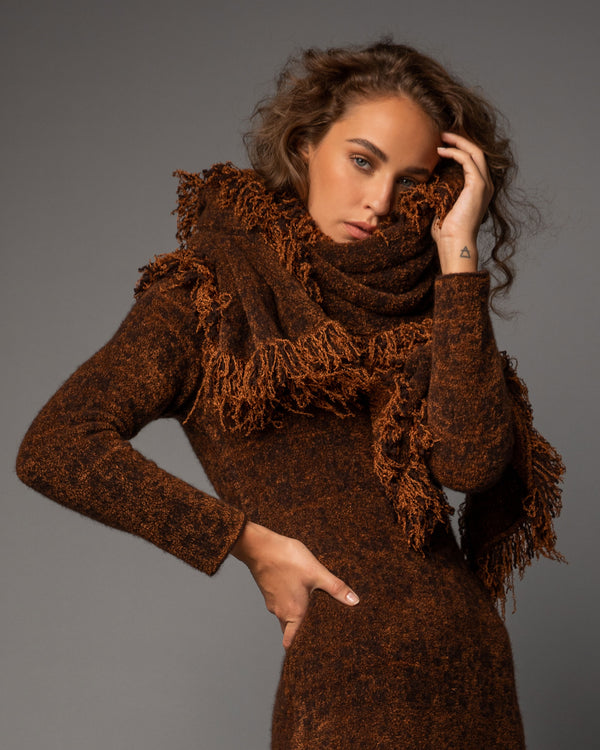 Fringed Wrap Throw