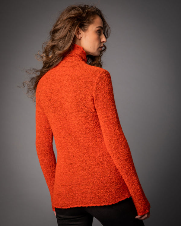 Cashmere Fleece Knit Turtle