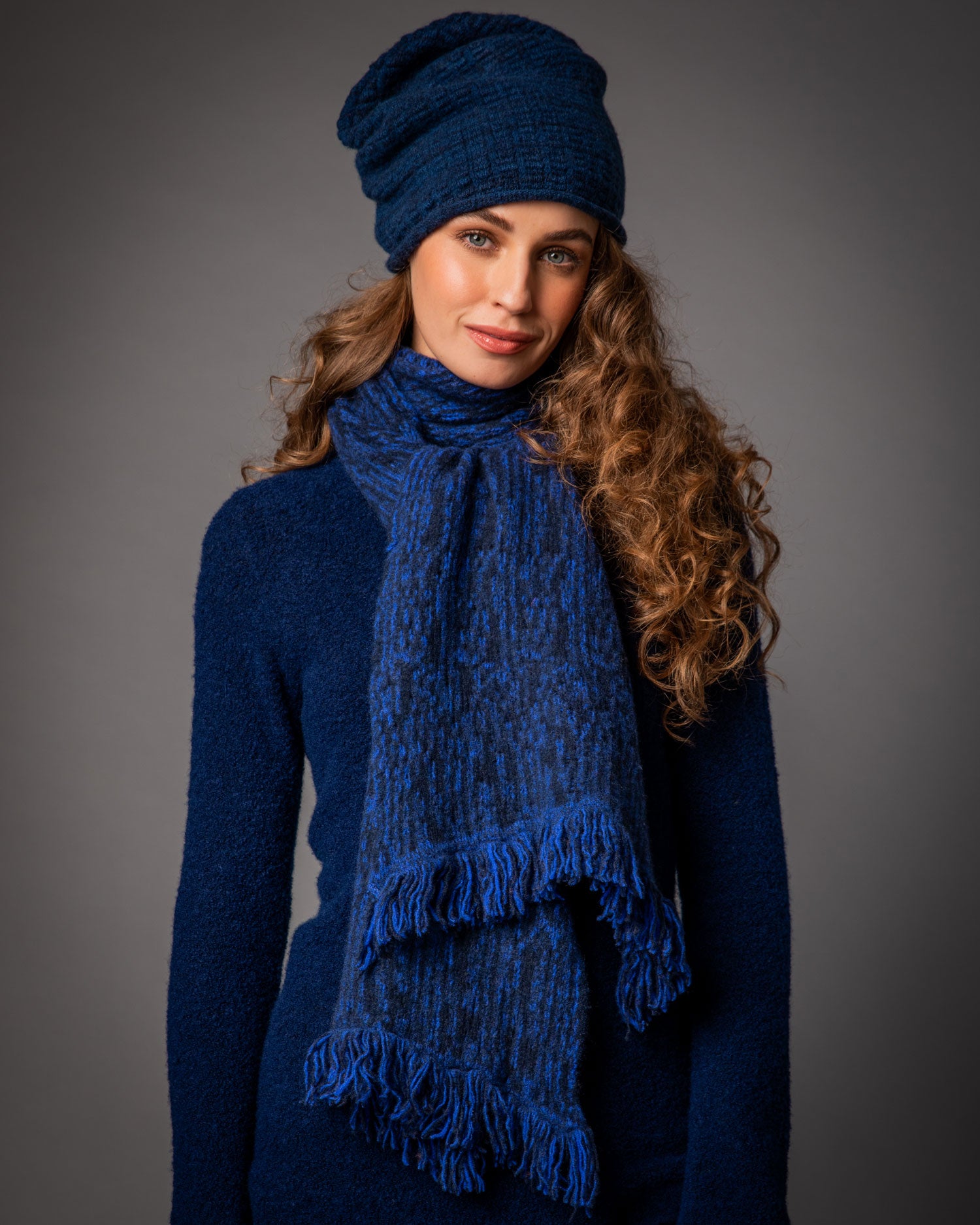 Fringed Cashmere Scarf